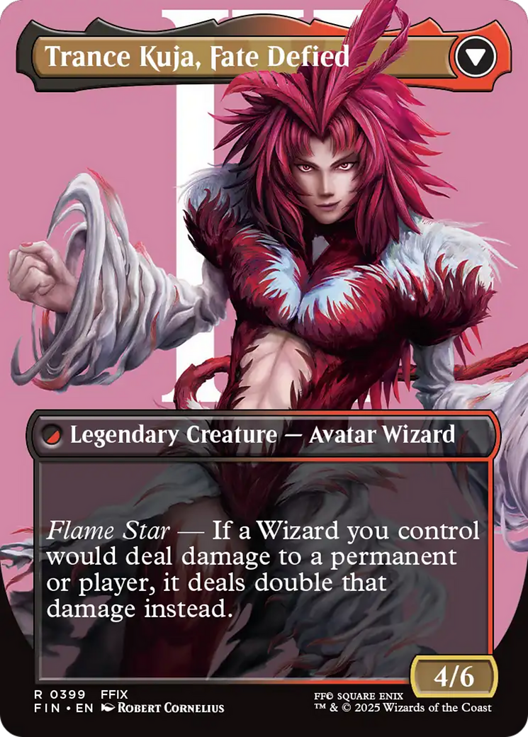 Kuja, Genome Sorcerer // Trance Kuja, Fate Defied - Borderless - Full Art [FIN-399]