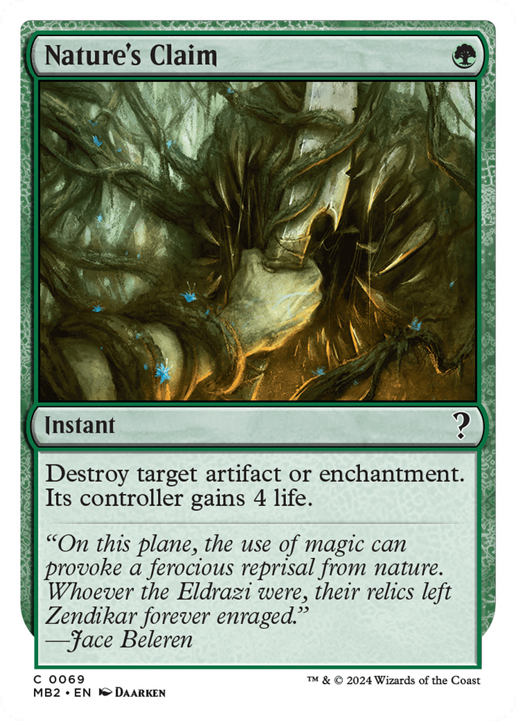 Nature's Claim [MB2-69]