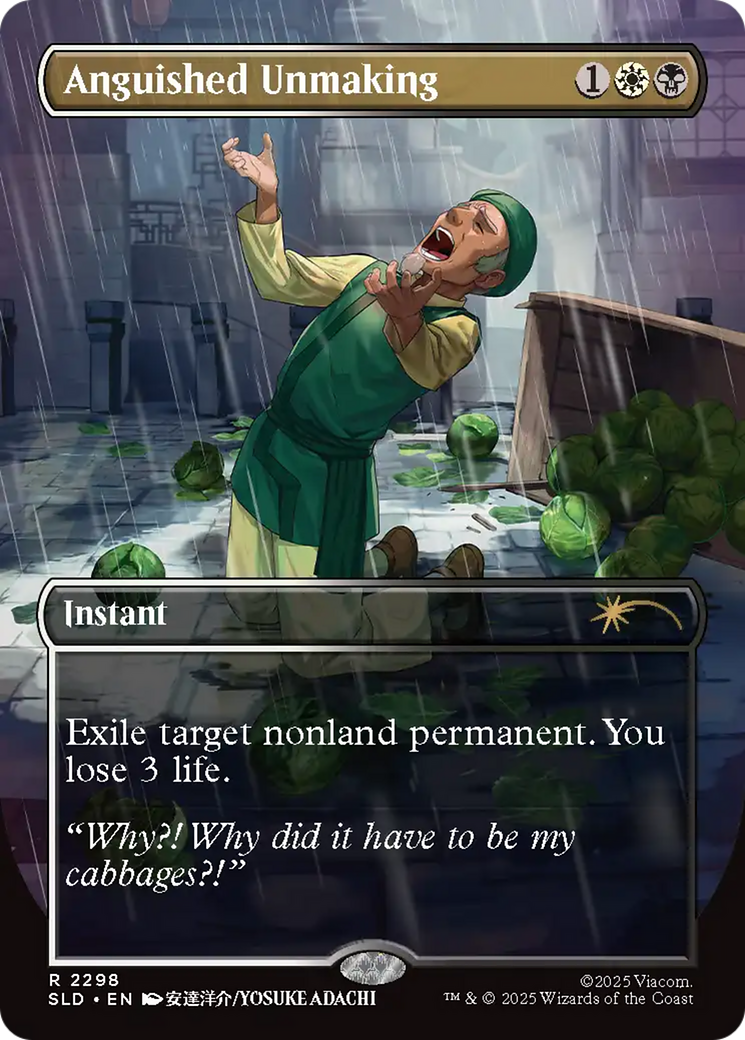Anguished Unmaking - Borderless - Full Art [SLD-2298]