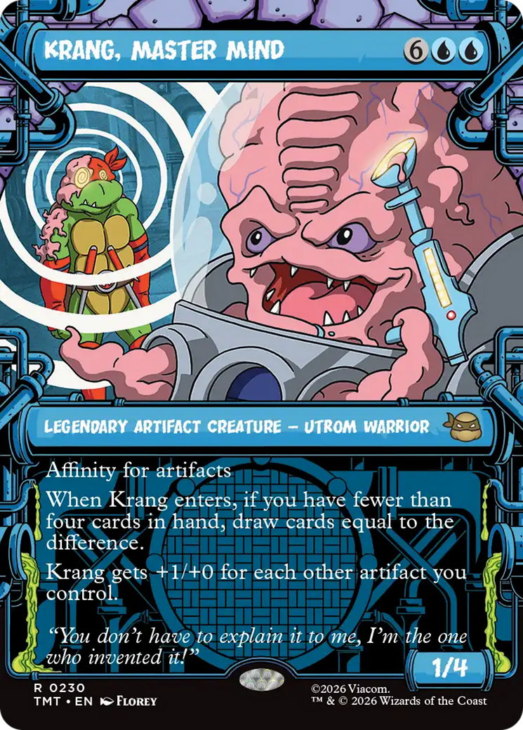 Krang, Master Mind - Borderless - Showcase [TMT-230]