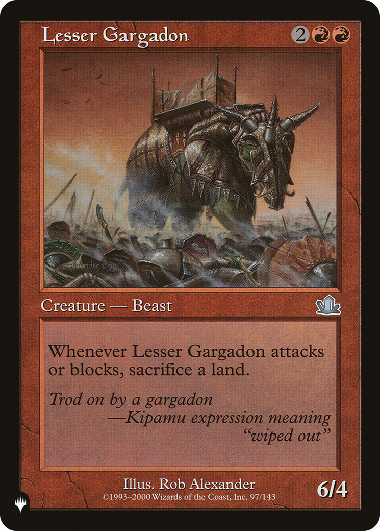 Lesser Gargadon [PLST-PCY-97]