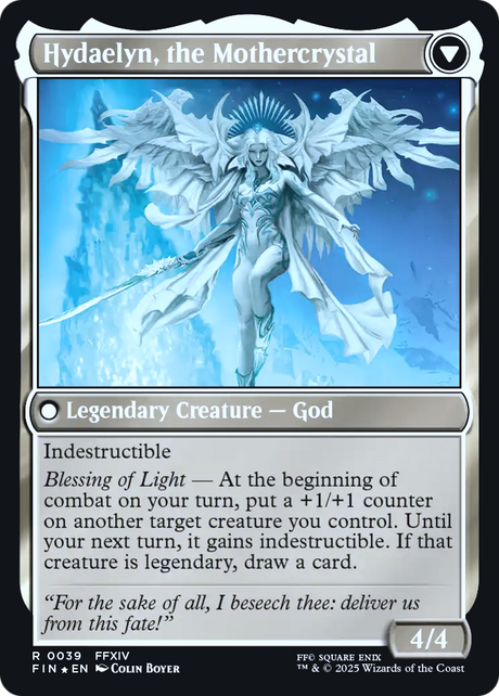 Venat, Heart of Hydaelyn // Hydaelyn, the Mothercrystal - Prerelease Promo [PFIN-39s]