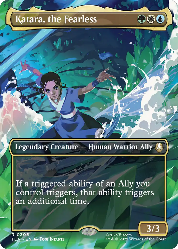 Katara, the Fearless - Borderless - Full Art [TLA-305]