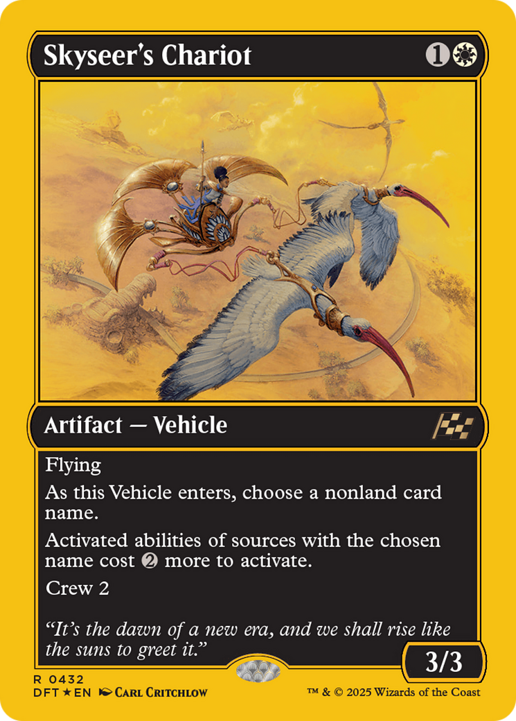 Skyseer's Chariot - First Place Foil [DFT-432]