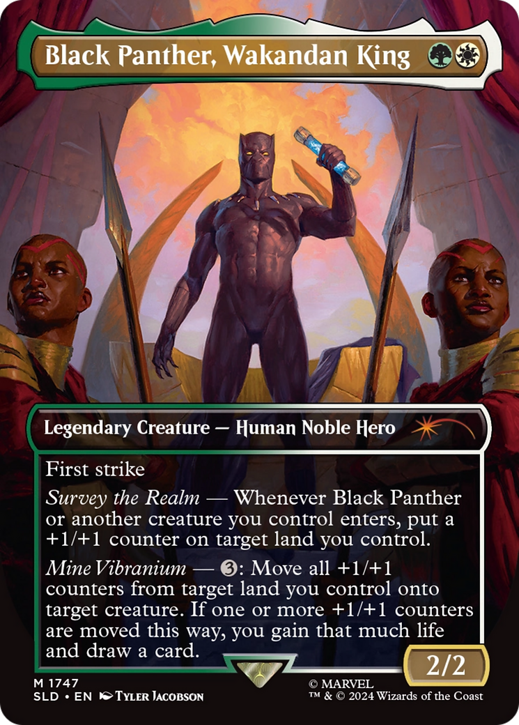 Black Panther, Wakandan King - Borderless - Full Art [SLD-1747]