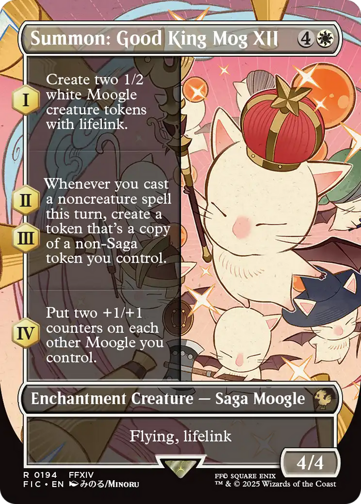 Summon: Good King Mog XII - Borderless - Full Art [FIC-194]