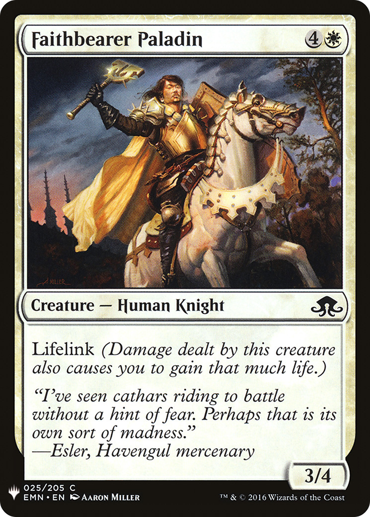 Faithbearer Paladin [PLST-EMN-25]