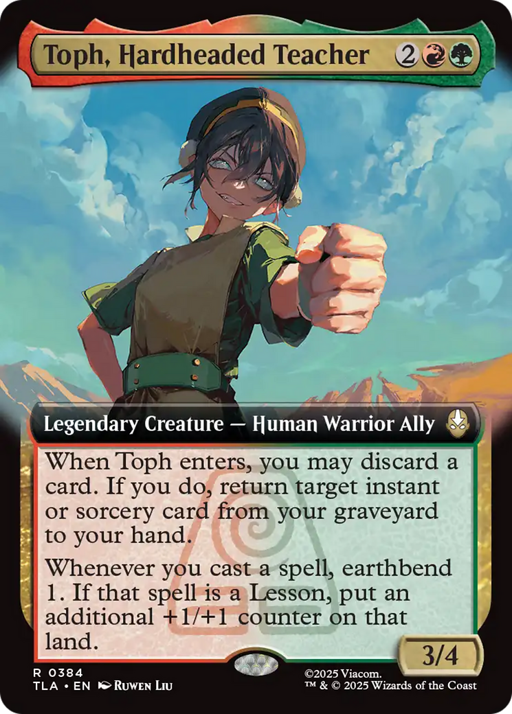 Toph, Hardheaded Teacher - Extended Art [TLA-384]