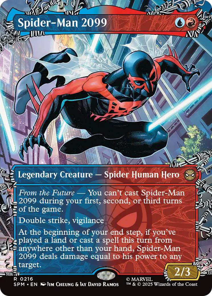 Spider-Man 2099 - Borderless - Showcase - Full Art [SPM-216]