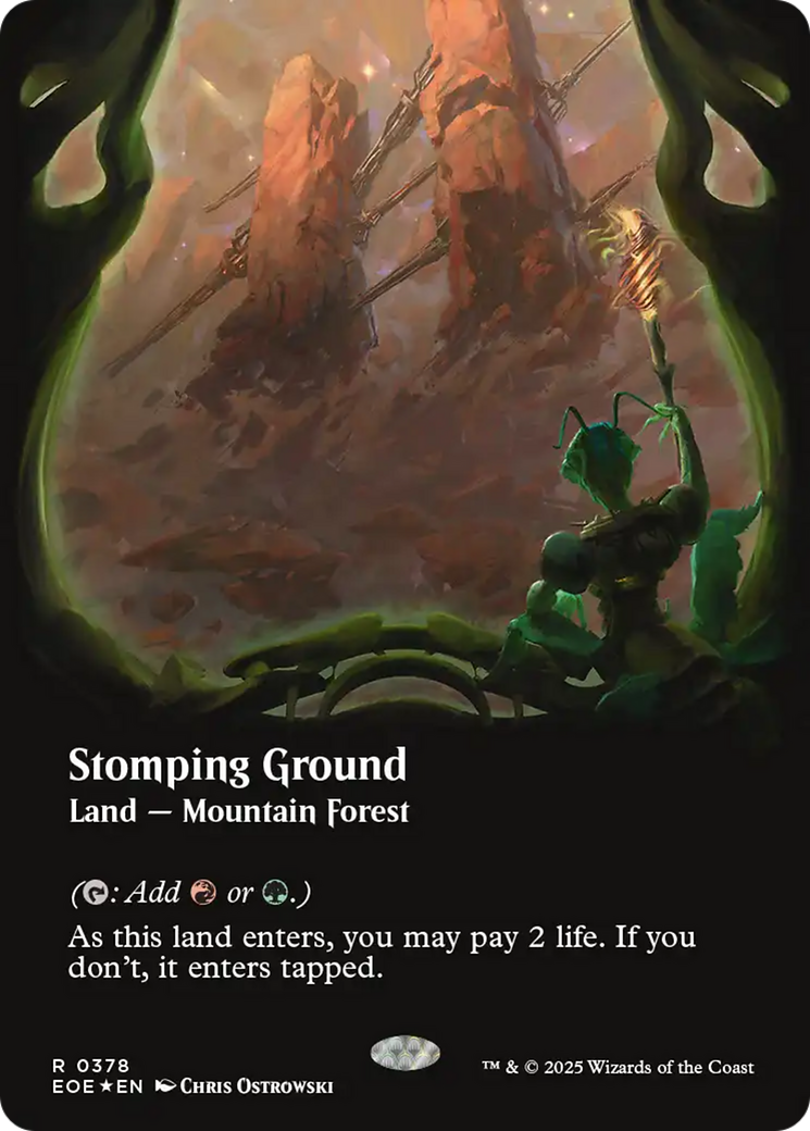 Stomping Ground - Borderless - Extended Art - Galaxy Foil [EOE-378]
