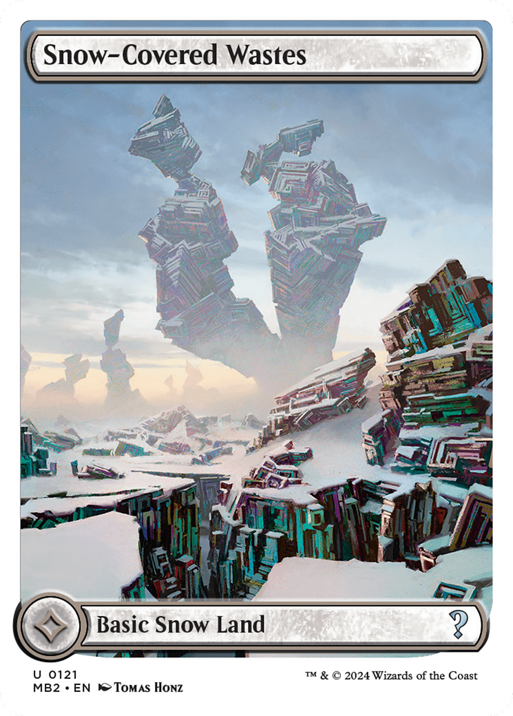 Snow-Covered Wastes - Full Art [MB2-121]
