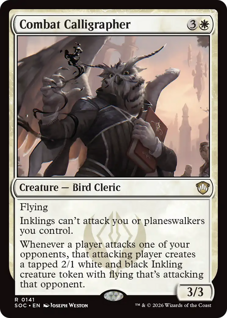 Combat Calligrapher [SOC-141]