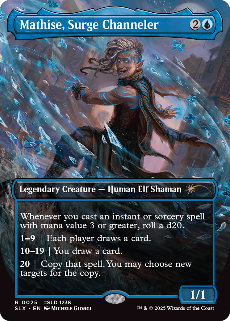 Mathise, Surge Channeler - Borderless - Full Art [SLX-25]