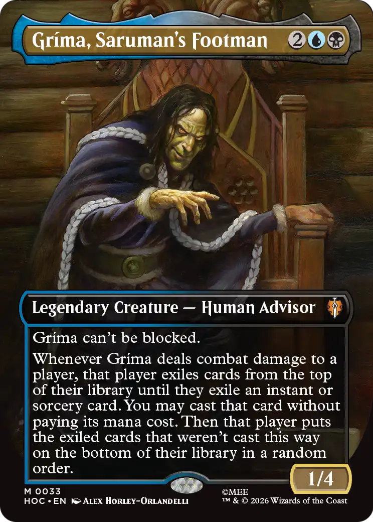 Gríma, Saruman's Footman [HOC-33]