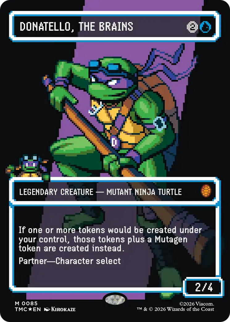 Donatello, the Brains - Borderless - Full Art [TMC-85]