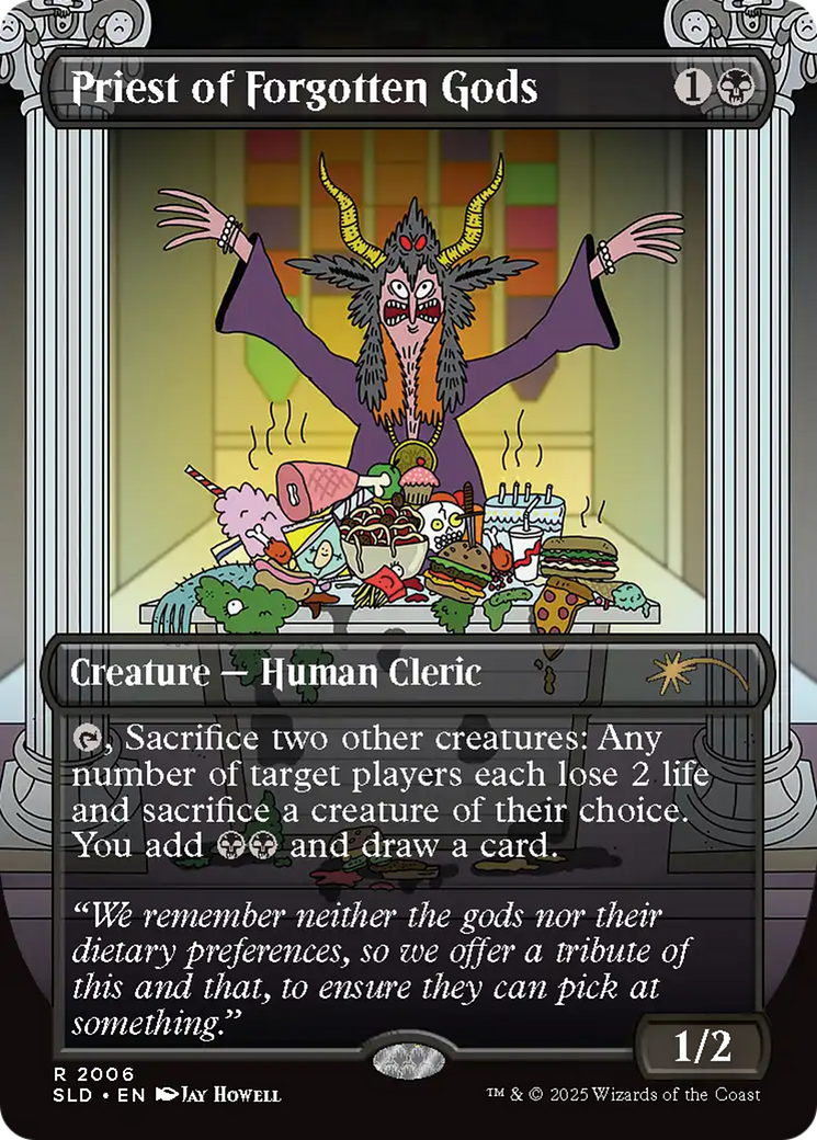 Priest of Forgotten Gods - Borderless - Full Art [SLD-2006]