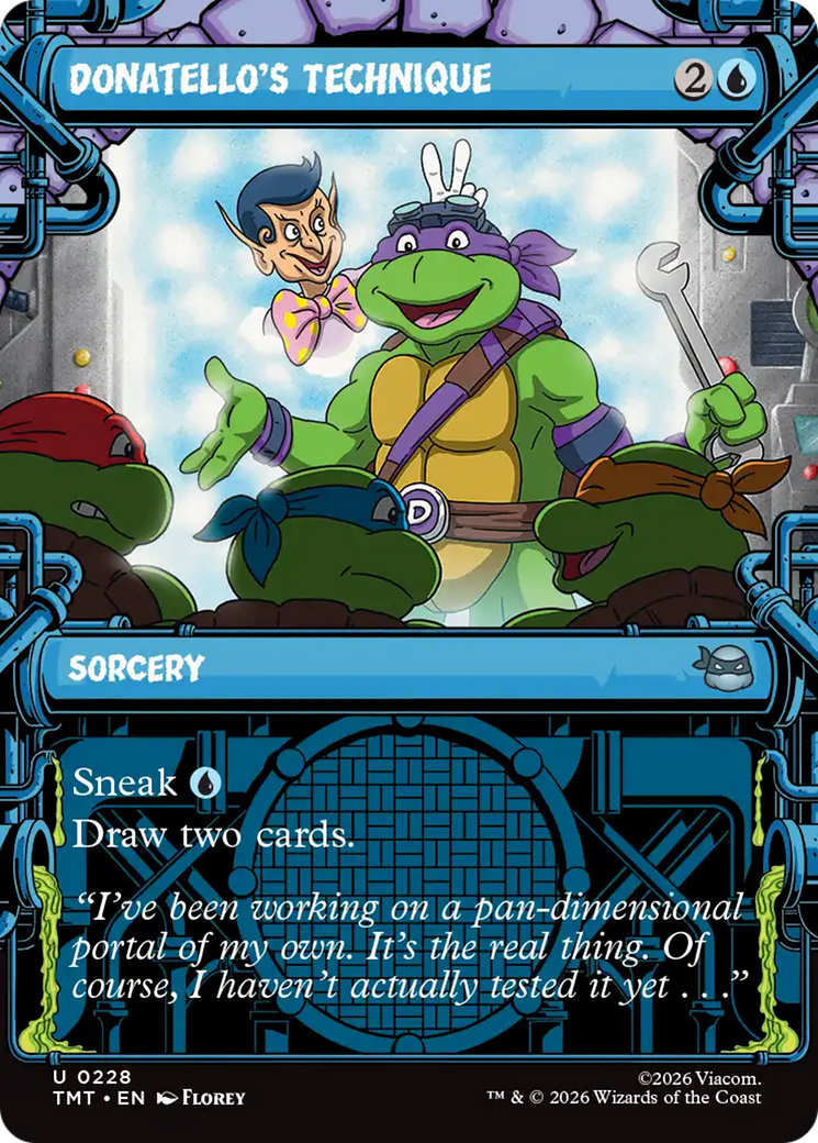 Donatello's Technique - Borderless - Showcase [TMT-228]
