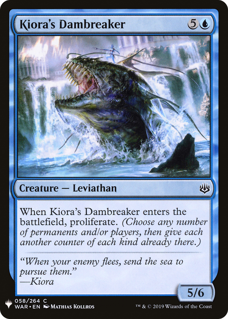 Kiora's Dambreaker [PLST-WAR-58]