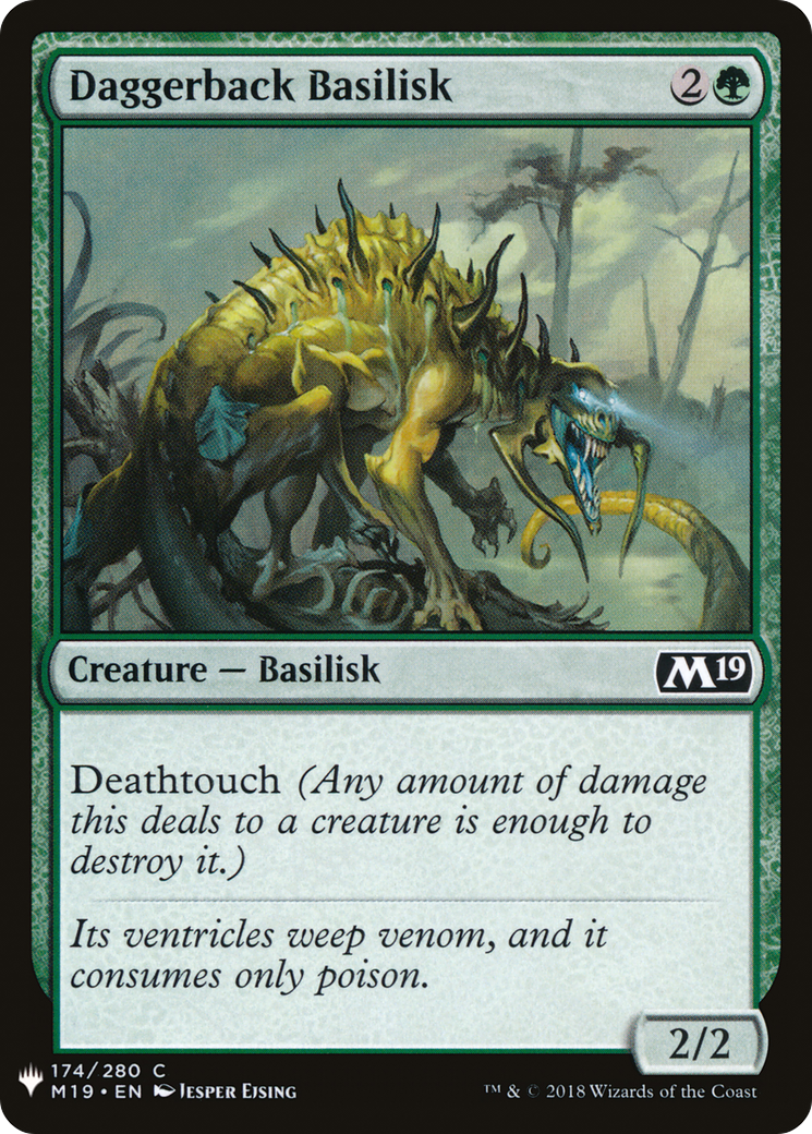 Daggerback Basilisk [PLST-M19-174]