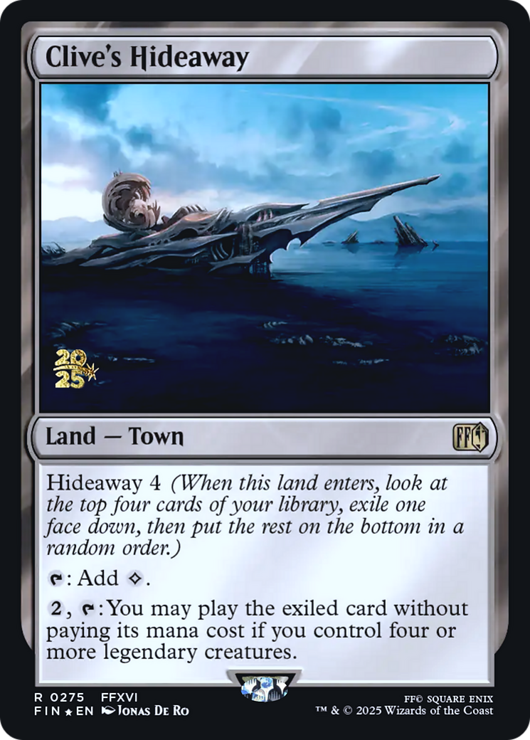 Clive's Hideaway - Prerelease Promo [PFIN-275s]