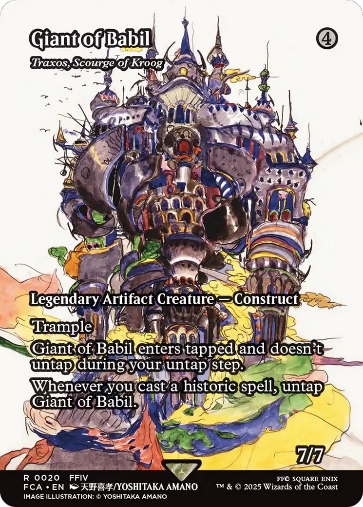 Traxos, Scourge of Kroog - Borderless - Full Art [FCA-20]