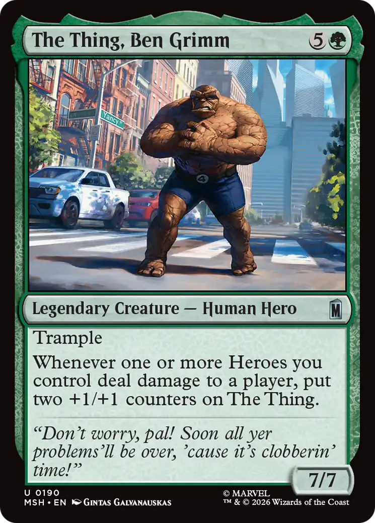 The Thing, Ben Grimm [MSH-190]