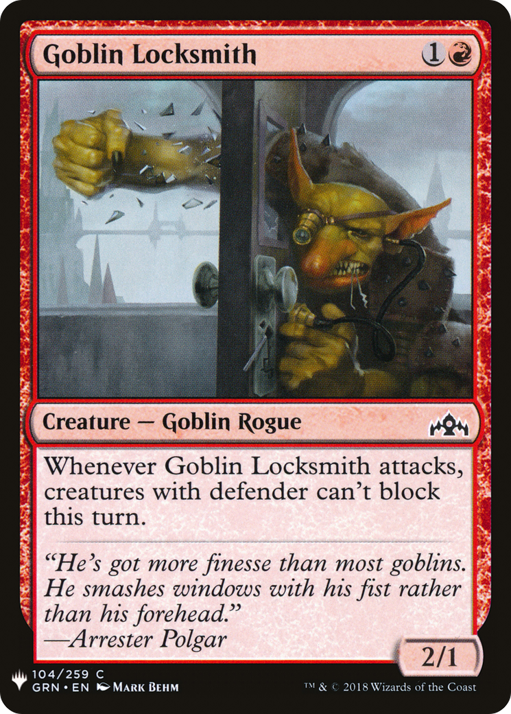 Goblin Locksmith [PLST-GRN-104]