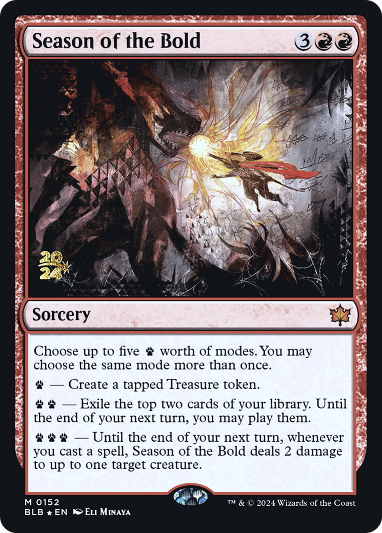 Season of the Bold - Prerelease Promo [PBLB-152s]