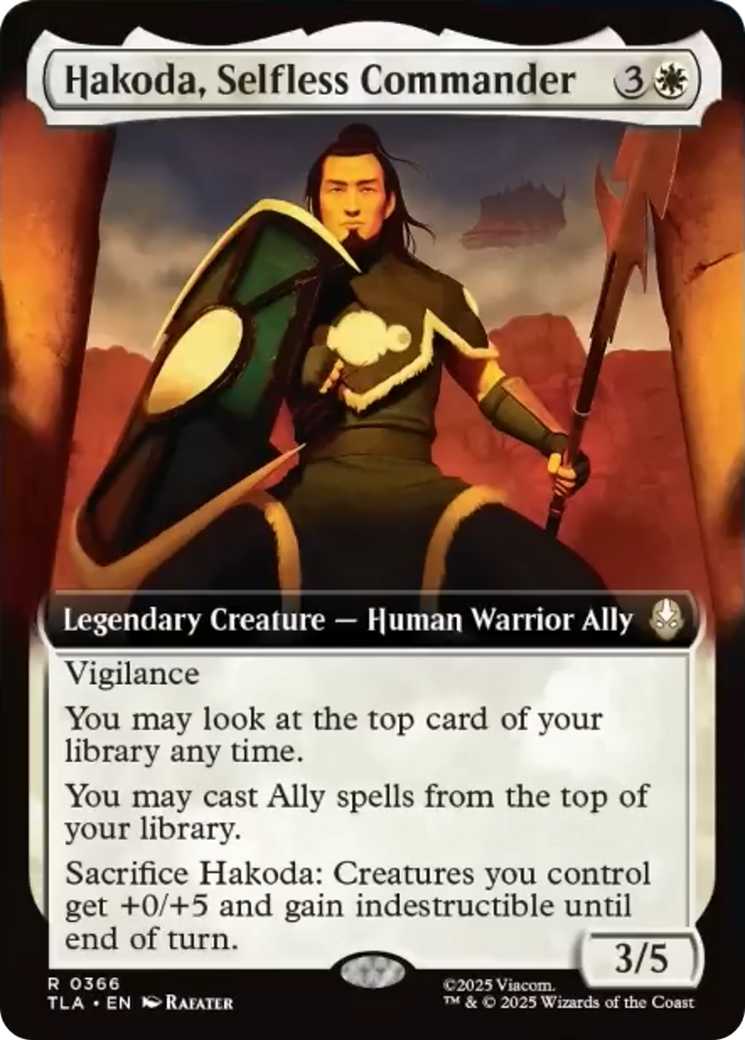 Hakoda, Selfless Commander - Extended Art [TLA-366]