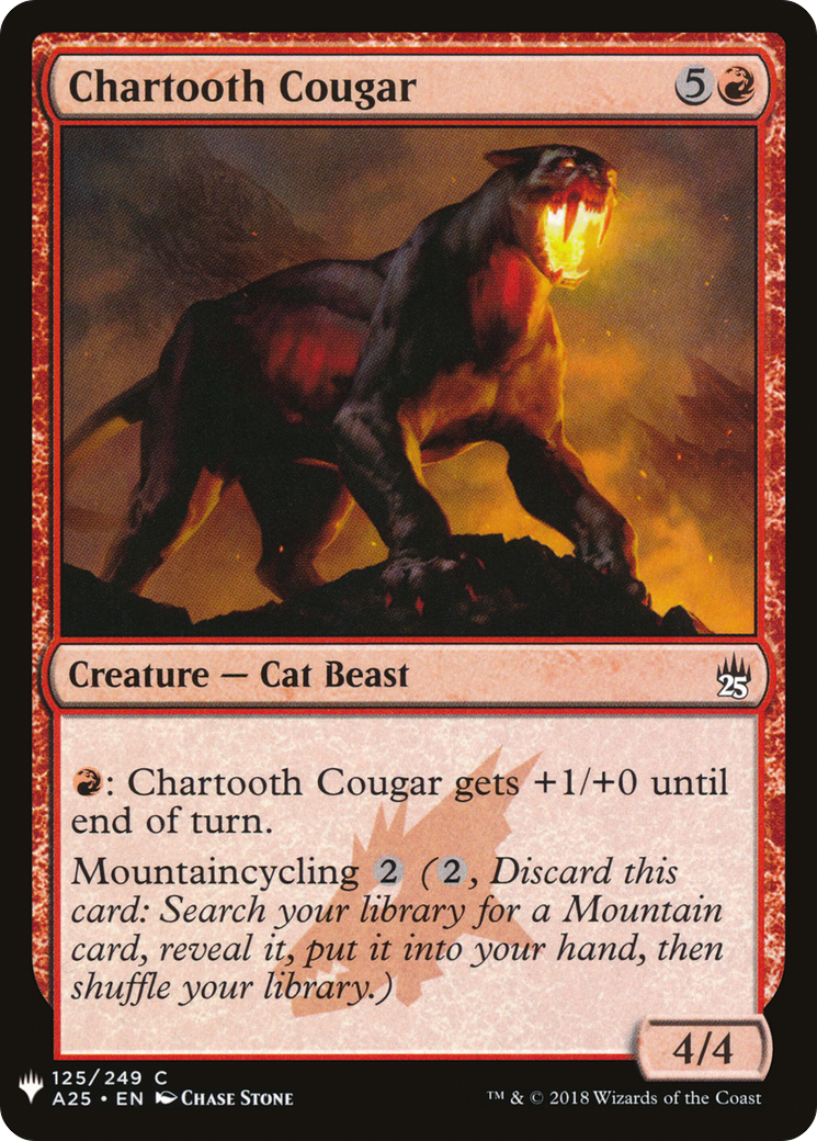 Chartooth Cougar [PLST-A25-125]