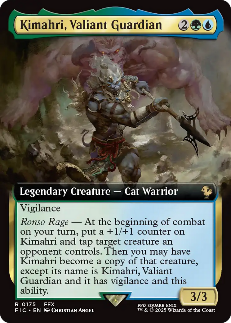 Kimahri, Valiant Guardian - Extended Art [FIC-175]