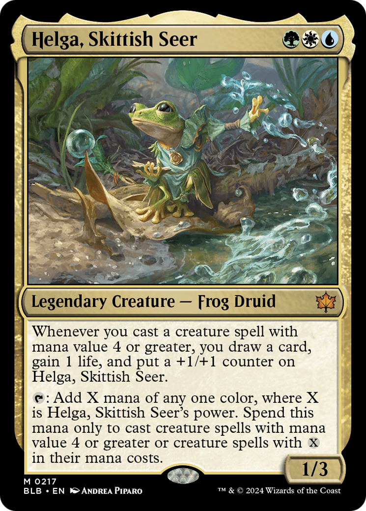 Helga, Skittish Seer [BLB-217]