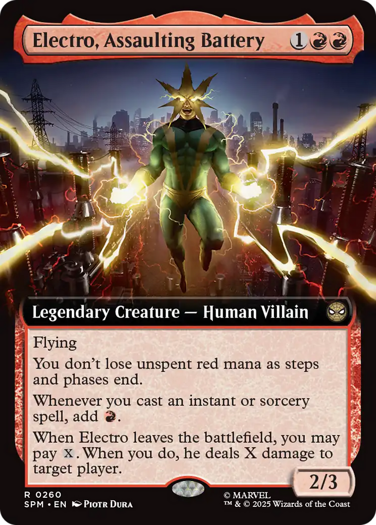 Electro, Assaulting Battery - Extended Art [SPM-260]