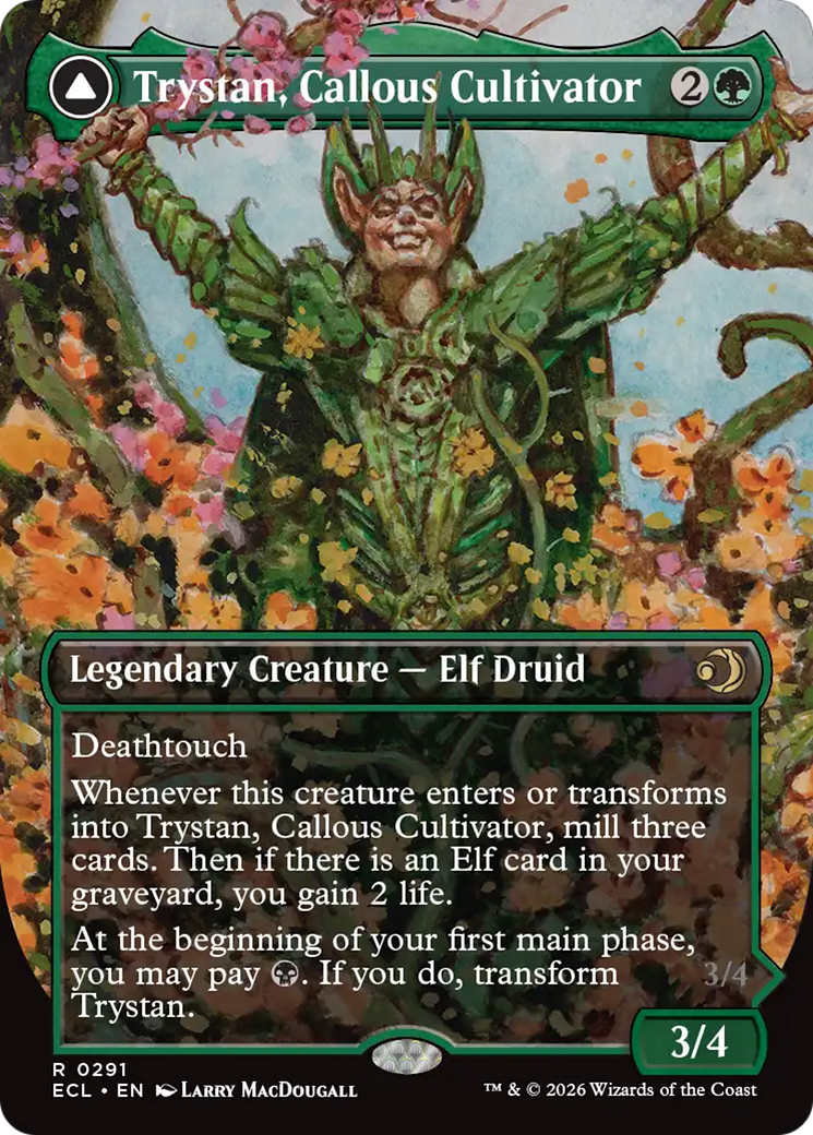Trystan, Callous Cultivator // Trystan, Penitent Culler - Borderless - Full Art [ECL-291]