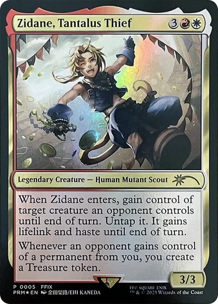 Zidane, Tantalus Thief - Promo [PW25-5]