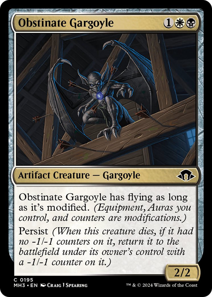 Obstinate Gargoyle [MH3-195]