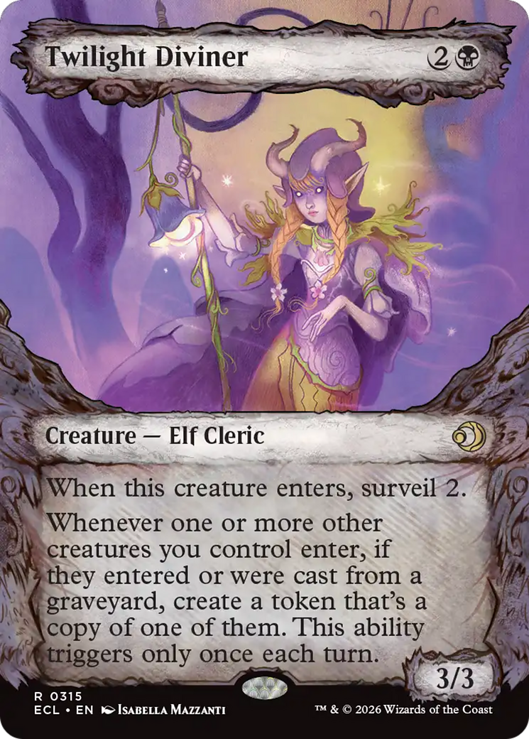 Twilight Diviner - Borderless - Showcase [ECL-315]