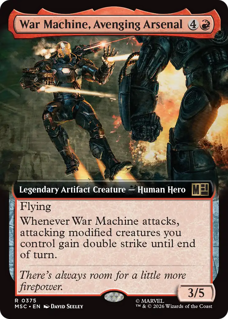 War Machine, Avenging Arsenal - Extended Art [MSC-375]