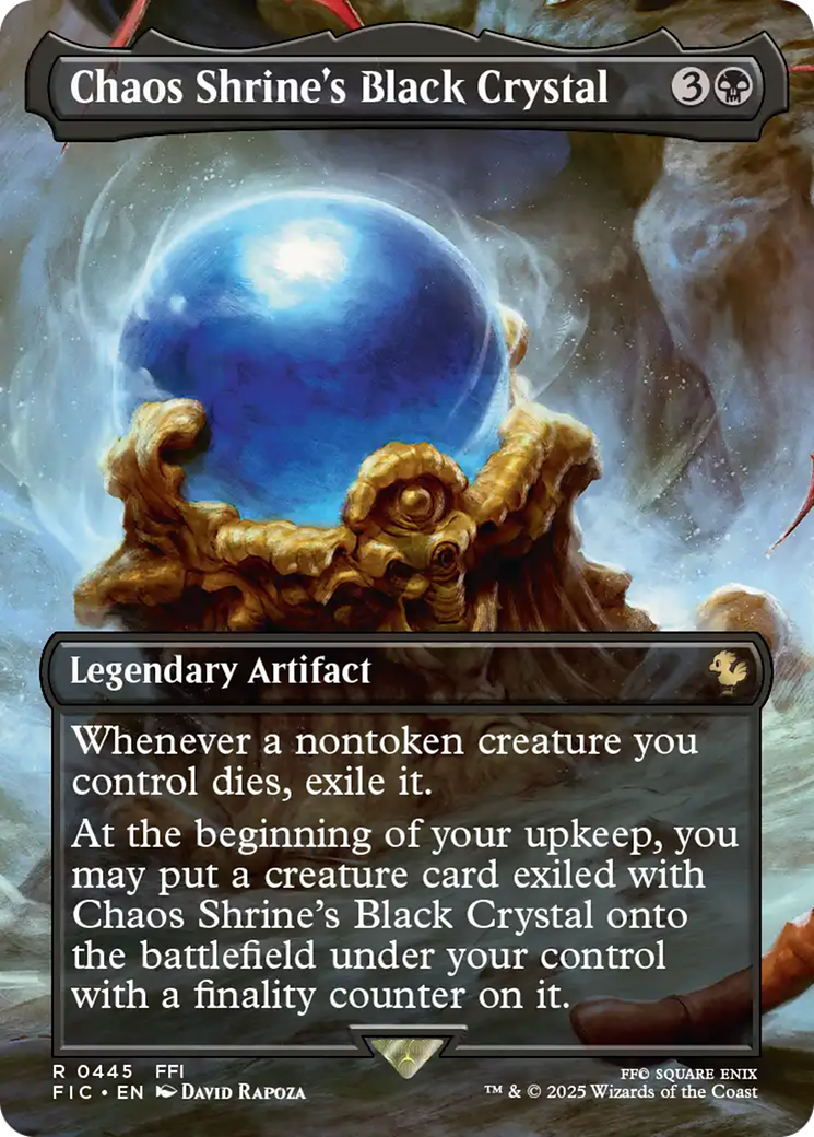 Chaos Shrine's Black Crystal - Borderless - Full Art [FIC-445]