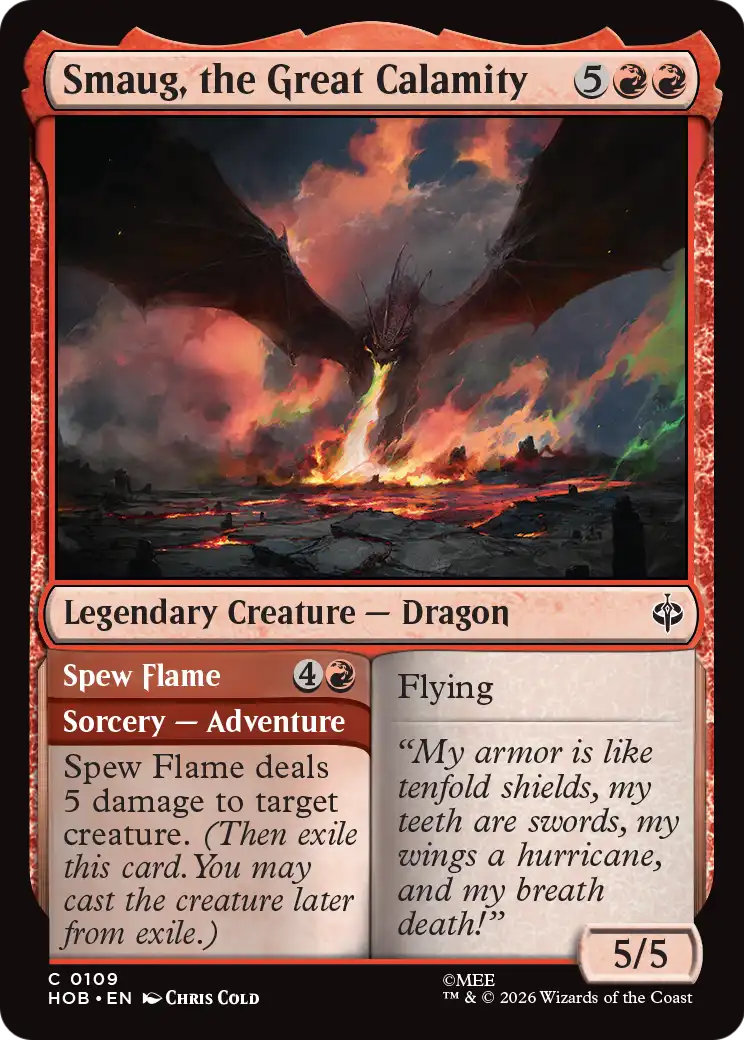 Smaug, the Great Calamity // Spew Flame [HOB-109]