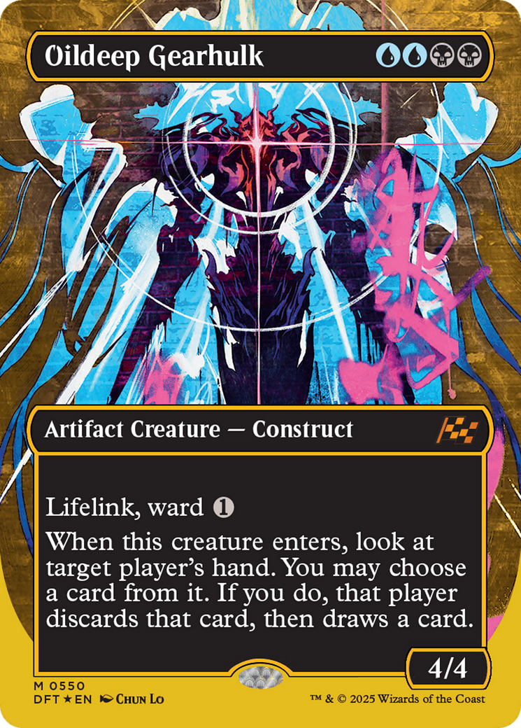Oildeep Gearhulk - Borderless - First Place Foil [DFT-550]
