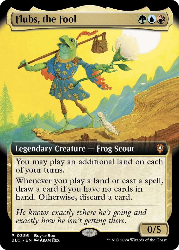 Flubs, the Fool - Extended Art - Buy-a-Box Promo [BLC-356]