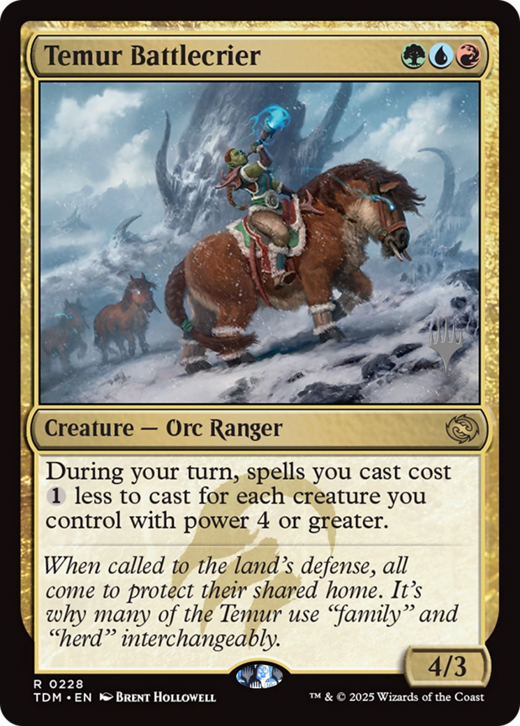 Temur Battlecrier - Promo Pack [PTDM-228p]