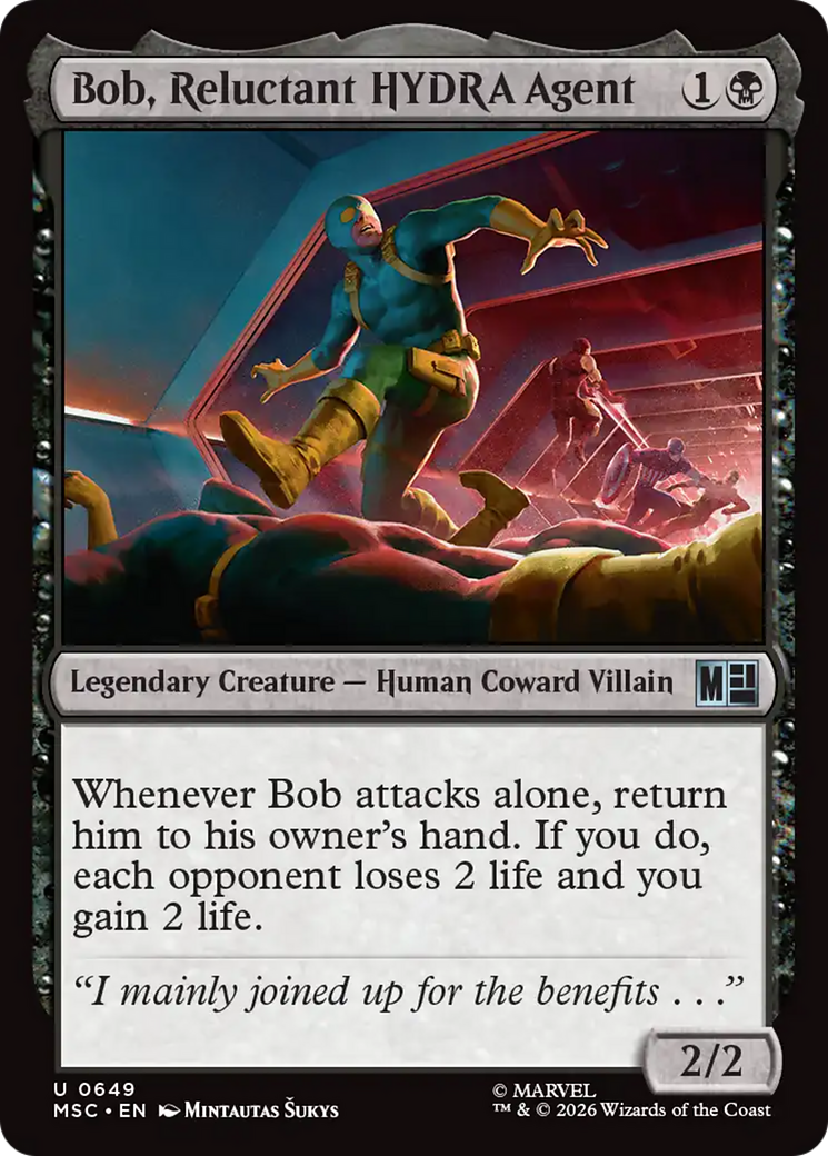 Bob, Reluctant HYDRA Agent [MSC-649]