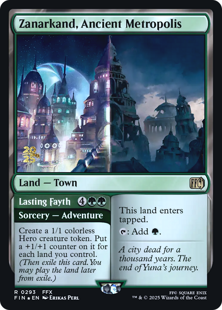 Zanarkand, Ancient Metropolis // Lasting Fayth - Prerelease Promo [PFIN-293s]