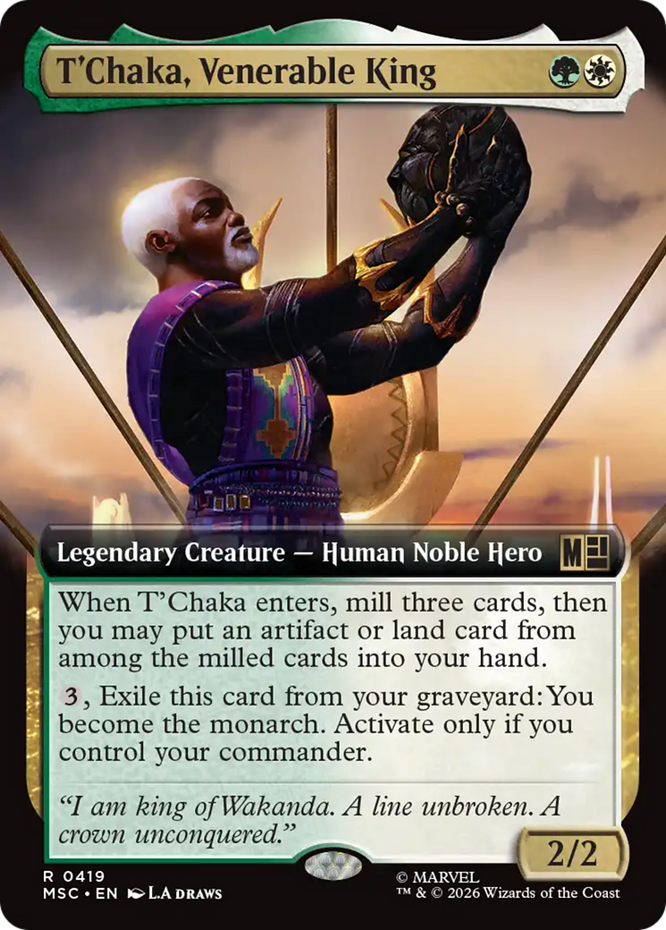 T'Chaka, Venerable King - Extended Art [MSC-419]
