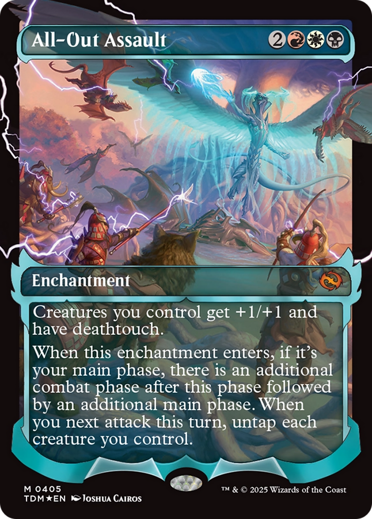 All-Out Assault - Borderless - Showcase - Full Art [TDM-405]