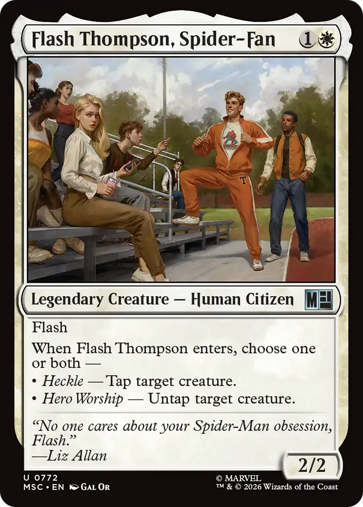 Flash Thompson, Spider-Fan [MSC-772]