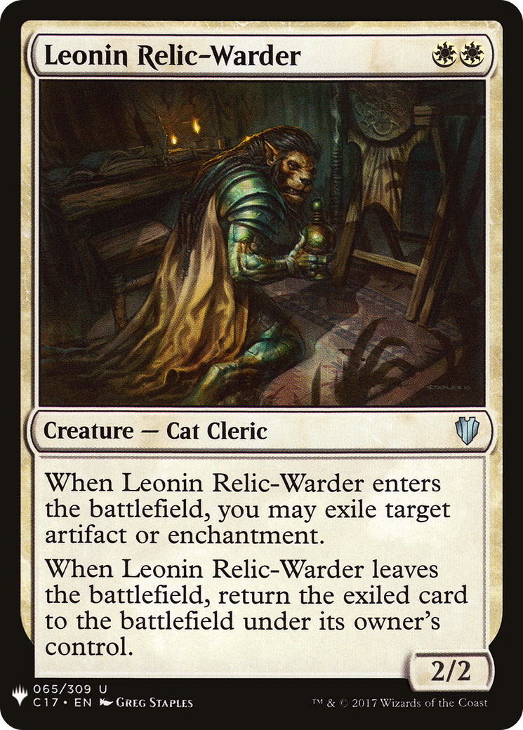 Leonin Relic-Warder [PLST-C17-65]