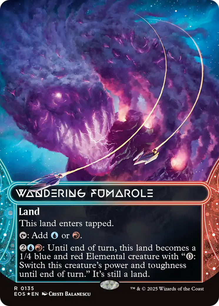 Wandering Fumarole - Borderless - Galaxy Foil - Full Art [EOS-135]